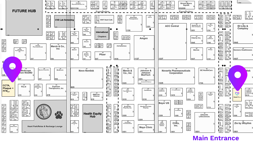 heartflow booth map 1