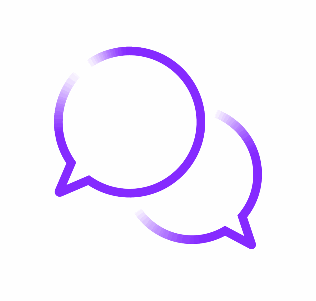 hf icons rgb chat bubbles purple