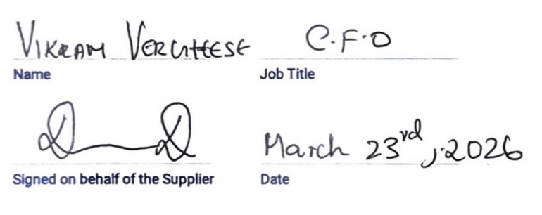 carbon reduction plan signatures